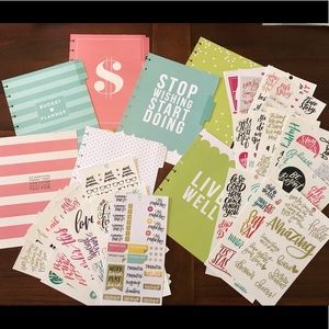 Happy Planner dividers and stickers